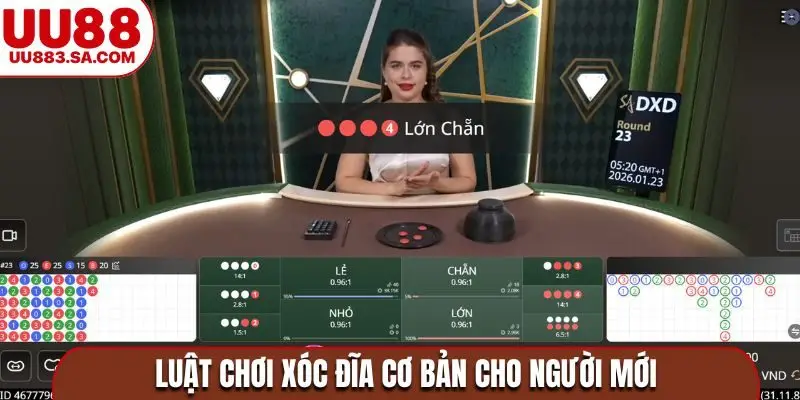 Luật chơi xóc đĩa cơ bản cho người mới
